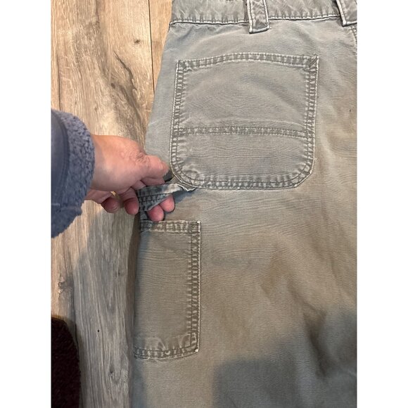 Carhartt Mens B161 Fatigue Camo Cargo Pants 38x30 FITS 34x24 Cotton Durable Outd - Picture 8 of 9